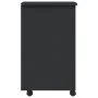 Cajonera con ruedas MOSS madera maciza de pino gris de vidaXL, Taquillas y armarios de almacenamiento - Ref: Foro24-355890, P...