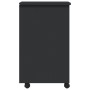 MOSS chest of drawers with wheels solid gray pine wood by vidaXL, Lockers and storage cabinets - Ref: Foro24-355890, Price: 7...