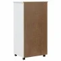 Cajonera con ruedas MOSS madera maciza de pino blanco by vidaXL, Lockers and storage cabinets - Ref: Foro24-355898, Price: 15...
