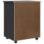 MOSS solid pine wood chest of drawers with wheels by vidaXL, Lockers and storage cabinets - Ref: Foro24-355893, Price: 104,21...