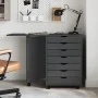 MOSS solid pine wood desk with wheels and drawer unit by vidaXL, Lockers and storage cabinets - Ref: Foro24-355902, Price: 13...