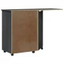 MOSS solid pine wood desk with wheels and drawer unit by vidaXL, Lockers and storage cabinets - Ref: Foro24-355902, Price: 13...