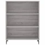 Aparador alto madera contrachapada gris sonoma 69,5x34x180 cm de vidaXL, Aparadores - Ref: Foro24-3196089, Precio: 121,10 €, ...