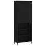Hohes Sideboard Sperrholz schwarz 69,5x34x180 cm von vidaXL, Sideboards - Ref: Foro24-3196084, Preis: 130,00 €, Rabatt: %