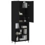 Hohes Sideboard Sperrholz schwarz 69,5x34x180 cm von vidaXL, Sideboards - Ref: Foro24-3196084, Preis: 127,91 €, Rabatt: %