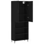 Hohes Sideboard Sperrholz schwarz 69,5x34x180 cm von vidaXL, Sideboards - Ref: Foro24-3196084, Preis: 130,00 €, Rabatt: %