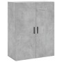 Concrete gray plywood tall sideboard 69.5x34x180 cm by vidaXL, Sideboards - Ref: Foro24-3196087, Price: 120,98 €, Discount: %