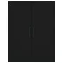 Aparador alto madera contrachapada negro 69,5x34x180 cm de vidaXL, Aparadores - Ref: Foro24-3196092, Precio: 141,80 €, Descue...