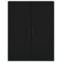 Tall black plywood sideboard 69.5x34x180 cm by vidaXL, Sideboards - Ref: Foro24-3196092, Price: 142,20 €, Discount: %