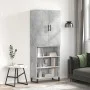 Aparador alto madera contrachapada gris hormigón 69,5x34x180 cm von vidaXL, Sideboards - Ref: Foro24-3196095, Preis: 123,17 €...