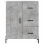 Aparador alto madera contrachapada gris hormigón 69,5x34x180 cm de vidaXL, Aparadores - Ref: Foro24-3200013, Precio: 163,83 €...