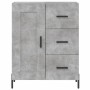 Aparador alto madera contrachapada gris hormigón 69,5x34x180 cm de vidaXL, Aparadores - Ref: Foro24-3200013, Precio: 165,70 €...