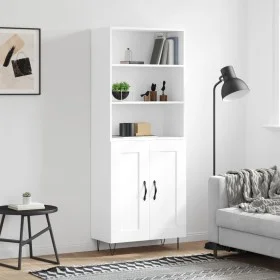 Hohes Sideboard Sperrholz weiß 69,5x34x180 cm von vidaXL, Sideboards - Ref: Foro24-3189949, Preis: 148,04 €, Rabatt: %