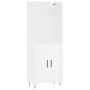 Hohes Sideboard Sperrholz weiß 69,5x34x180 cm von vidaXL, Sideboards - Ref: Foro24-3189949, Preis: 148,76 €, Rabatt: %