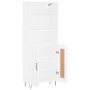 Hohes Sideboard Sperrholz weiß 69,5x34x180 cm von vidaXL, Sideboards - Ref: Foro24-3189949, Preis: 148,76 €, Rabatt: %