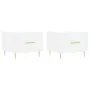 2 white engineered wood coffee tables 50x50x40 cm by vidaXL, Coffee table - Ref: Foro24-829365, Price: 60,16 €, Discount: %