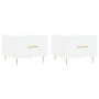 Couchtische 2 Stk. Holzwerkstoff weiß 50x50x40 cm von vidaXL, Couchtisch - Ref: Foro24-829365, Preis: 60,16 €, Rabatt: %