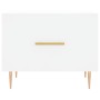 2 white engineered wood coffee tables 50x50x40 cm by vidaXL, Coffee table - Ref: Foro24-829365, Price: 60,16 €, Discount: %