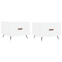 2 white engineered wood coffee tables 50x50x40 cm by vidaXL, Coffee table - Ref: Foro24-829333, Price: 67,94 €, Discount: %