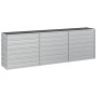 Arriate de acero galvanizado plateado 240x40x77 cm de vidaXL, Maceteros y jardineras - Ref: Foro24-316887, Precio: 72,12 €, D...
