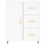 Hohes weißes Sperrholz-Sideboard 69,5 x 34 x 180 cm von vidaXL, Sideboards - Ref: Foro24-3198641, Preis: 204,21 €, Rabatt: %