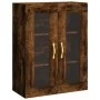 Aparador alto madera contrachapada roble ahumado 69,5x34x180 cm de vidaXL, Aparadores - Ref: Foro24-3198646, Precio: 171,84 €...