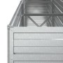 Arriate de acero galvanizado plateado 240x40x77 cm de vidaXL, Maceteros y jardineras - Ref: Foro24-316887, Precio: 72,12 €, D...