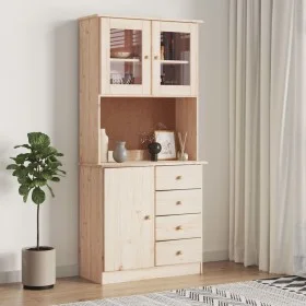 ALTA hohes Sideboard aus massivem Kiefernholz 77x35x165 cm von vidaXL, Sideboards - Ref: Foro24-3187771, Preis: 229,62 €, Rab...