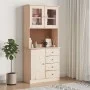 Tall solid pine wood cabinet 77x35x165 cm by vidaXL, Sideboards - Ref: Foro24-3187771, Price: 226,31 €, Discount: %