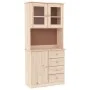 Tall solid pine wood cabinet 77x35x165 cm by vidaXL, Sideboards - Ref: Foro24-3187771, Price: 226,31 €, Discount: %