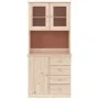 Tall solid pine wood cabinet 77x35x165 cm by vidaXL, Sideboards - Ref: Foro24-3187771, Price: 226,31 €, Discount: %
