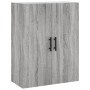 Aparador alto madera contrachapada gris sonoma 69,5x34x180 cm de vidaXL, Aparadores - Ref: Foro24-3196097, Precio: 131,56 €, ...