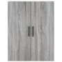 Aparador alto madera contrachapada gris sonoma 69,5x34x180 cm de vidaXL, Aparadores - Ref: Foro24-3196097, Precio: 128,19 €, ...
