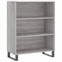 Aparador alto madera contrachapada gris sonoma 69,5x34x180 cm de vidaXL, Aparadores - Ref: Foro24-3196097, Precio: 128,19 €, ...