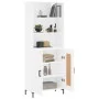 Tall white plywood sideboard 69.5x34x180 cm by vidaXL, Sideboards - Ref: Foro24-3189957, Price: 152,47 €, Discount: %