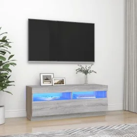 TV-Schrank mit LED-Leuchten Sonomagrau 100x35x40 cm von vidaXL, TV-Möbel - Ref: Foro24-815721, Preis: 56,56 €, Rabatt: %