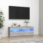 TV-Schrank mit LED-Leuchten Sonomagrau 100x35x40 cm von vidaXL, TV-Möbel - Ref: Foro24-815721, Preis: 62,13 €, Rabatt: %