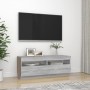 TV-Schrank mit LED-Leuchten Sonomagrau 100x35x40 cm von vidaXL, TV-Möbel - Ref: Foro24-815721, Preis: 62,13 €, Rabatt: %