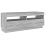 TV-Schrank mit LED-Leuchten Sonomagrau 100x35x40 cm von vidaXL, TV-Möbel - Ref: Foro24-815721, Preis: 62,13 €, Rabatt: %