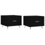 Couchtische, 2 Stück, schwarzes Holzwerkstoff, 50 x 50 x 40 cm von vidaXL, Couchtisch - Ref: Foro24-829335, Preis: 67,37 €, R...
