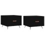 Couchtische, 2 Stück, schwarzes Holzwerkstoff, 50 x 50 x 40 cm von vidaXL, Couchtisch - Ref: Foro24-829335, Preis: 67,94 €, R...