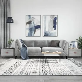 Coffee tables 2 units Sonoma gray engineered wood 50x50x40 cm by vidaXL, Coffee table - Ref: Foro24-829345, Price: 68,76 €, D...