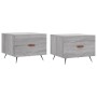 Couchtische 2 Einheiten Sonomagraues Holzwerkstoff 50x50x40 cm von vidaXL, Couchtisch - Ref: Foro24-829345, Preis: 69,32 €, R...