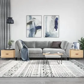 Couchtische, 2 Stück, Holzwerkstoff, Sonoma-Eiche, 50 x 50 x 40 cm von vidaXL, Couchtisch - Ref: Foro24-829339, Preis: 66,67 ...