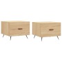 Couchtische, 2 Stück, Holzwerkstoff, Sonoma-Eiche, 50 x 50 x 40 cm von vidaXL, Couchtisch - Ref: Foro24-829339, Preis: 67,22 ...