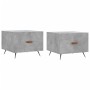 Couchtisch 2 Stück betongraues Holzwerkstoff 50x50x40cm von vidaXL, Couchtisch - Ref: Foro24-829341, Preis: 67,86 €, Rabatt: %