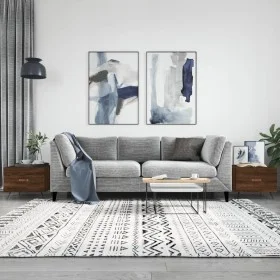 Couchtische, 2 Stück, Eichenbraun, Holzwerkstoff, 50 x 50 x 40 cm von vidaXL, Couchtisch - Ref: Foro24-829347, Preis: 68,76 €...