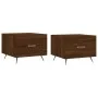 Couchtische, 2 Stück, Eichenbraun, Holzwerkstoff, 50 x 50 x 40 cm von vidaXL, Couchtisch - Ref: Foro24-829347, Preis: 68,76 €...