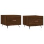 Couchtische, 2 Stück, Eichenbraun, Holzwerkstoff, 50 x 50 x 40 cm von vidaXL, Couchtisch - Ref: Foro24-829347, Preis: 69,32 €...