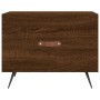 Coffee tables 2 pcs oak brown engineered wood 50x50x40cm by vidaXL, Coffee table - Ref: Foro24-829347, Price: 69,32 €, Discou...